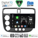DIGITAL IQ BXK 20187_CPAA (9inc) MULTIMEDIA TABLET for HONDA CIVIC 4D mod. 2001-2006