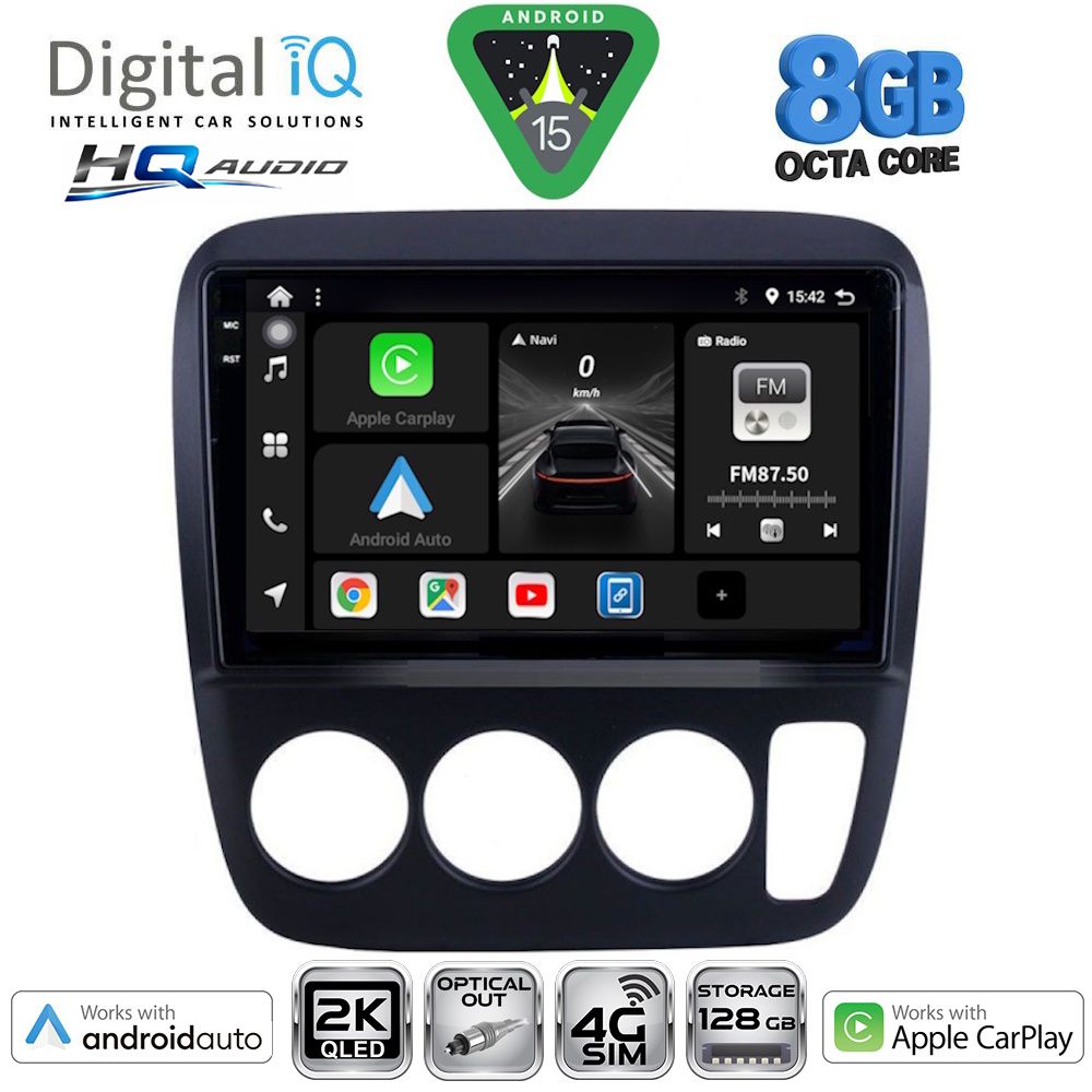 BXK20196_AC_15 DIGITAL IQ BXK 20196_CPAA A/C (9inc) MULTIMEDIA TABLET for HONDA CRV mod. 1996-2006 - Image 1