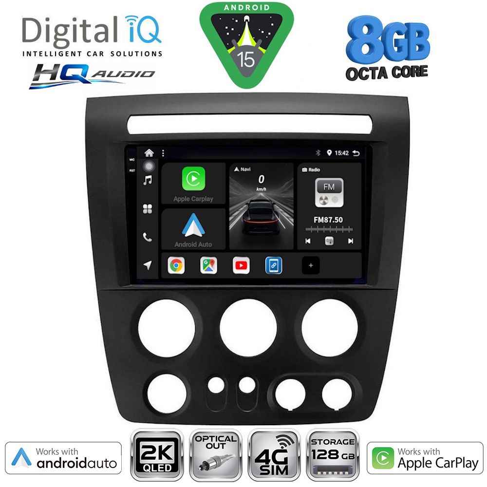 BXK20218_15 DIGITAL IQ BXK 20218_CPAA (9inc) MULTIMEDIA TABLET for HUMMER H3 mod. 2005-2009 - Image 1