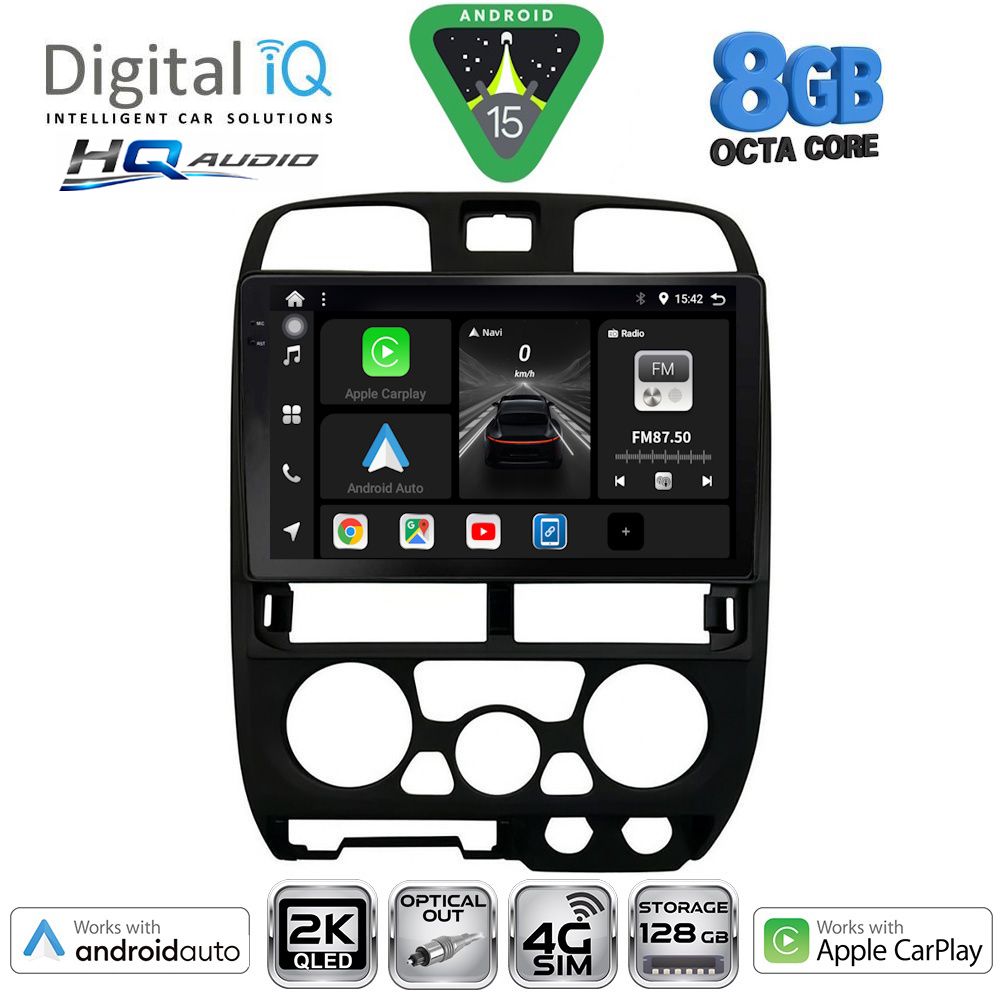 BXK20253BL_15 DIGITAL IQ BXK 20253BL_CPAA (9inc) MULTIMEDIA TABLET for ISUZU D-MAX mod. 2002-2008 (BLACK) - Image 1