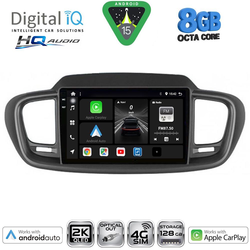 BXK20319_15-1 DIGITAL IQ BXK 20319_CPAA (10inc) MULTIMEDIA TABLET for KIA SORENTO mod. 2014-2020 - Image 1
