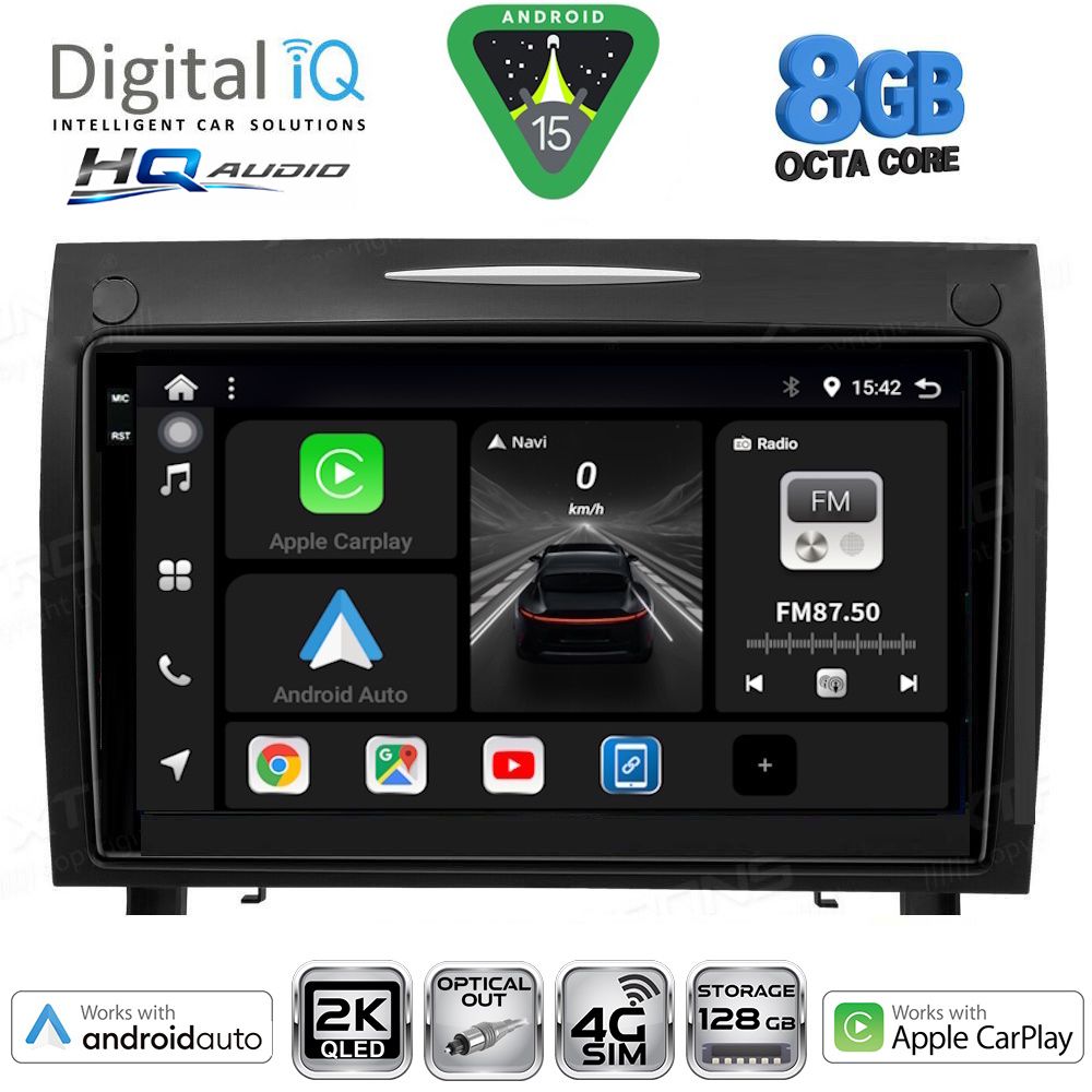 BXK20419_15 DIGITAL IQ BXK 20419_CPAA (9inc) MULTIMEDIA TABLET for MERCEDES SLK R171 mod. 2004-2010 - Image 1