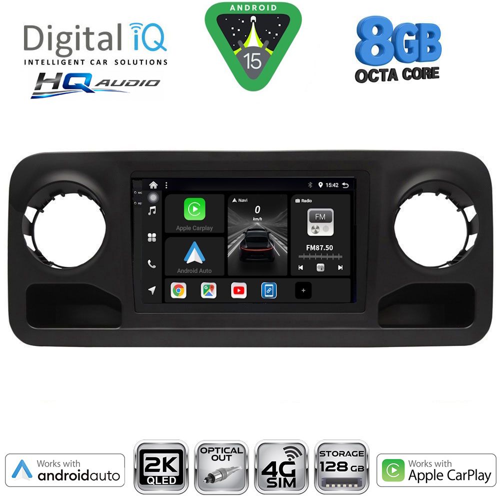 BXK20424_15 DIGITAL IQ BXK 20424_CPAA (10inc) MULTIMEDIA TABLET for MERCEDES SPRINTER mod. 2018-2026 - Image 1