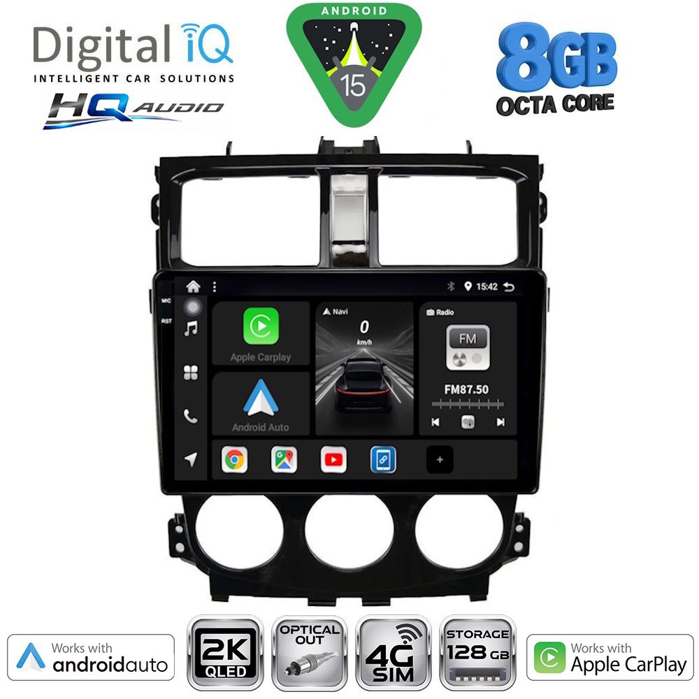 BXK20435_15 DIGITAL IQ BXK 20435_CPAA (9inc) MULTIMEDIA TABLET for MITSUBISHI COLT mod. 2013-2023 - Image 1