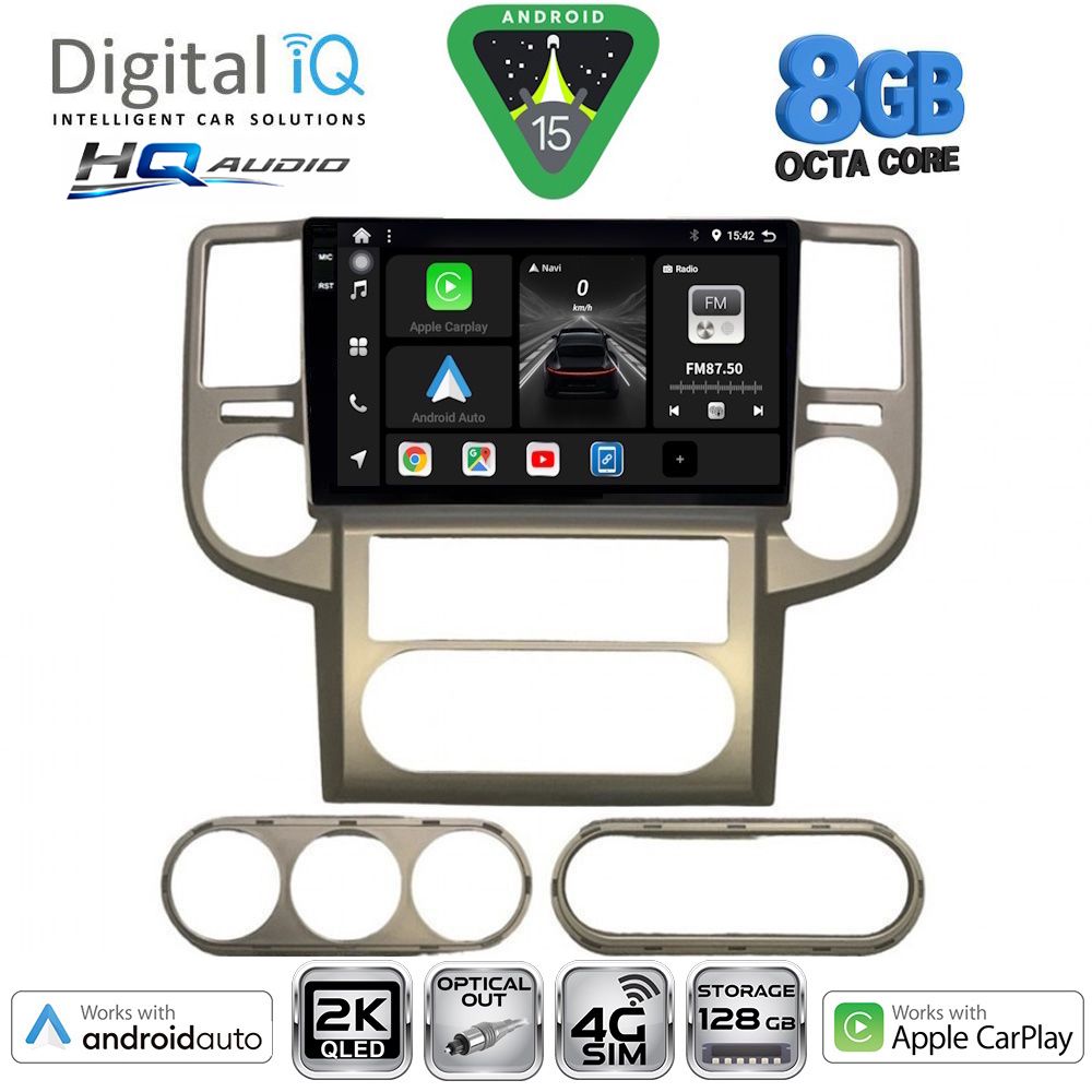 BXK20475_15 DIGITAL IQ BXK 20475_CPAA (10inc) MULTIMEDIA TABLET for NISSAN XTRAIL mod. 2004-2007 - Image 1