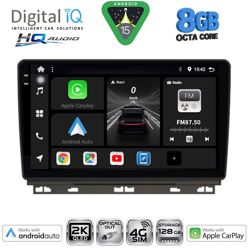 BXK20546_15 DIGITAL IQ BXK 20546_CPAA (9inc) MULTIMEDIA TABLET for RENAULT CLIO - CAPTUR mod. 2019-2026 - Image 1