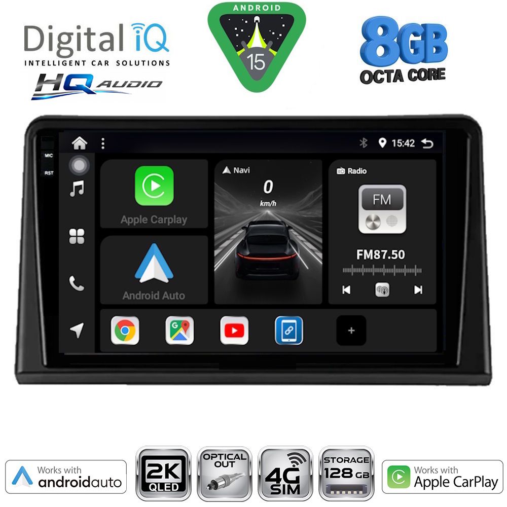 BXK20548_15 DIGITAL IQ BXK 20548_CPAA (9inc) MULTIMEDIA TABLET for RENAULT EXPRESS mod. 2020-2026 - Image 1