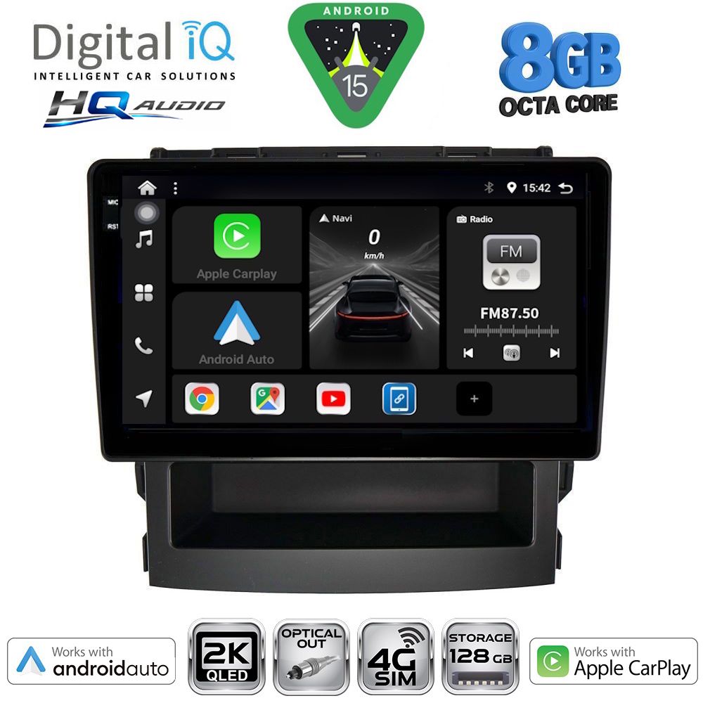 BXK20664_15 DIGITAL IQ BXK 20664_CPAA (9inc) MULTIMEDIA TABLET for SUBARU FORESTER - IMPREZA mod. 2019-2025 - Image 1