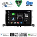 DIGITAL IQ BXK 20700_CPAA (10inc) MULTIMEDIA TABLET for TOYOTA HIGHLANDER mod. 2014-2019