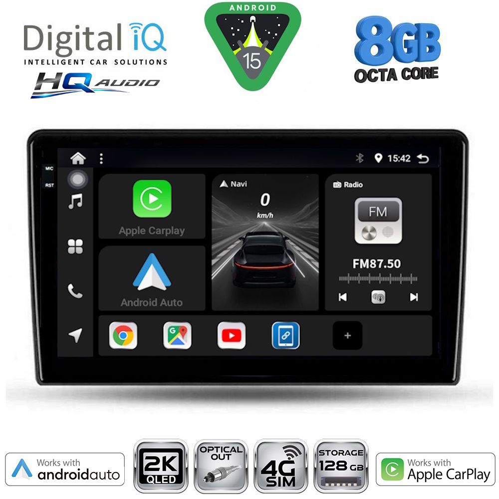 BXK20702_15 DIGITAL IQ BXK 20702_CPAA (9inc) MULTIMEDIA TABLET for TOYOTA AURIS mod. 2007-2012 - Image 1
