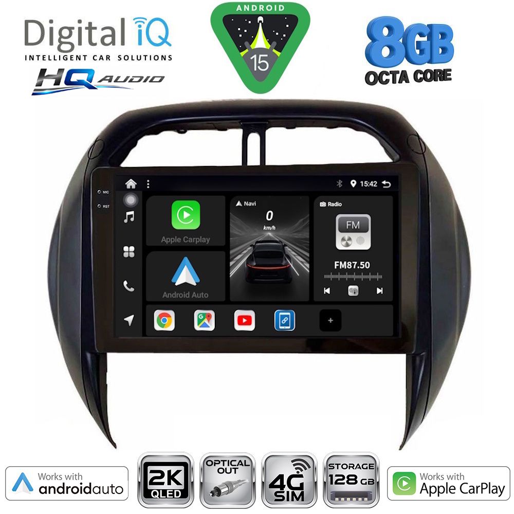 BXK20730CL_15 DIGITAL IQ BXK 20730_CPAA CLIMA (9inc) MULTIMEDIA TABLET for TOYOTA RAV 4 mod. 2000-2006 - Image 1