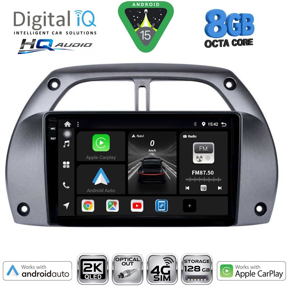 BXK20730_15 DIGITAL IQ BXK 20730_CPAA A/C (9inc) MULTIMEDIA TABLET for TOYOTA RAV 4 mod. 2000-2006 - Image 1