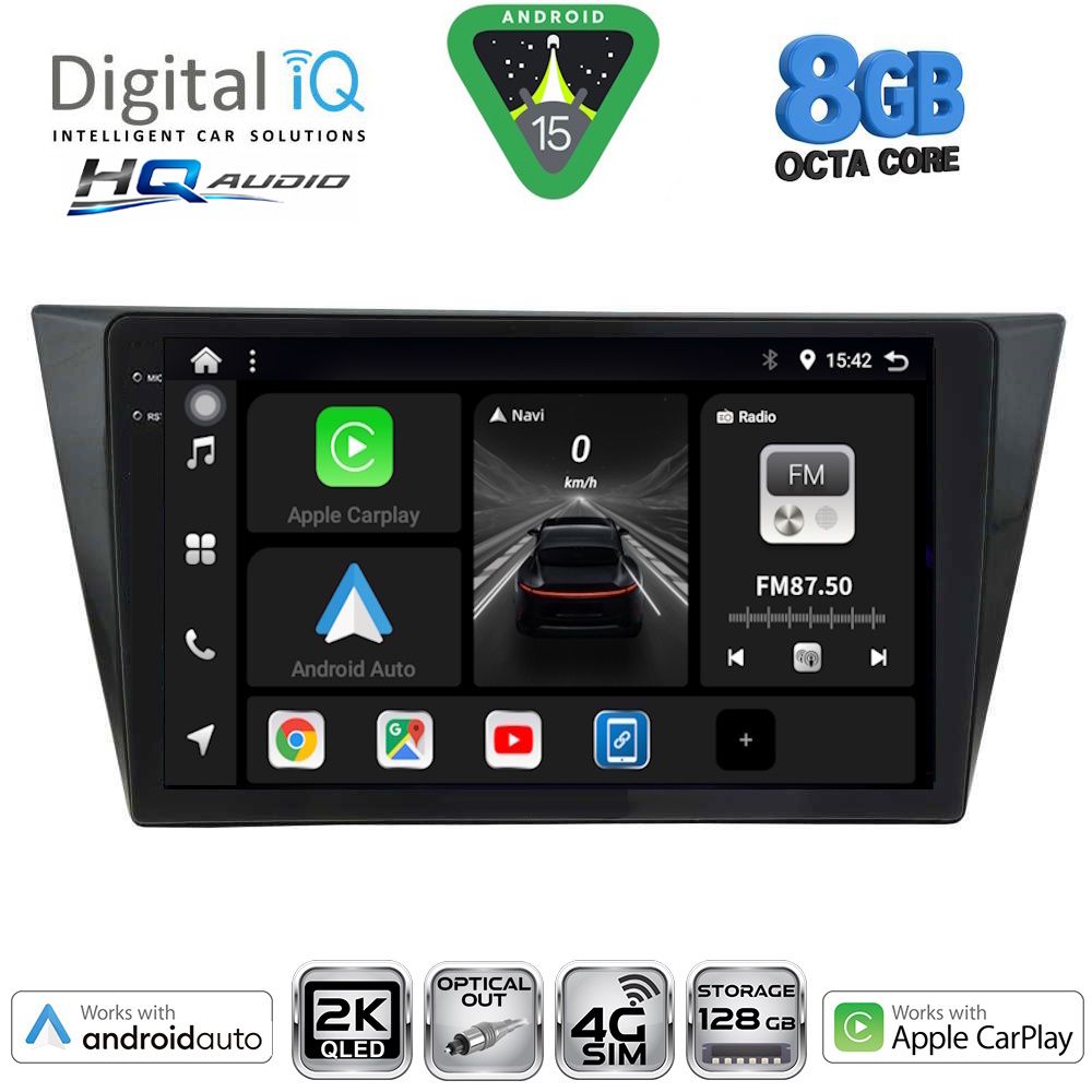 BXK20761_15 DIGITAL IQ BXK 20761_CPAA (10inc) MULTIMEDIA TABLET for VW TIGUAN mod. 2016-2024 - Image 1