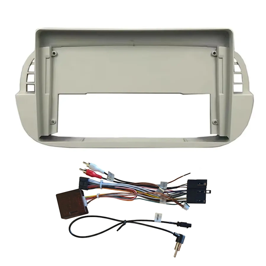 CR130BG DIQ CR130BG (FRAME 9" BEIGE for FIAT 500 mod. 2007-2015) - Image 1