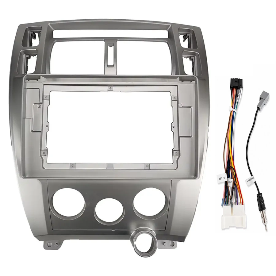CR241SL DIQ CR241SL (FRAME 10" SILVER for HYUNDAI TUSCON mod. 2004-2010) - Image 1