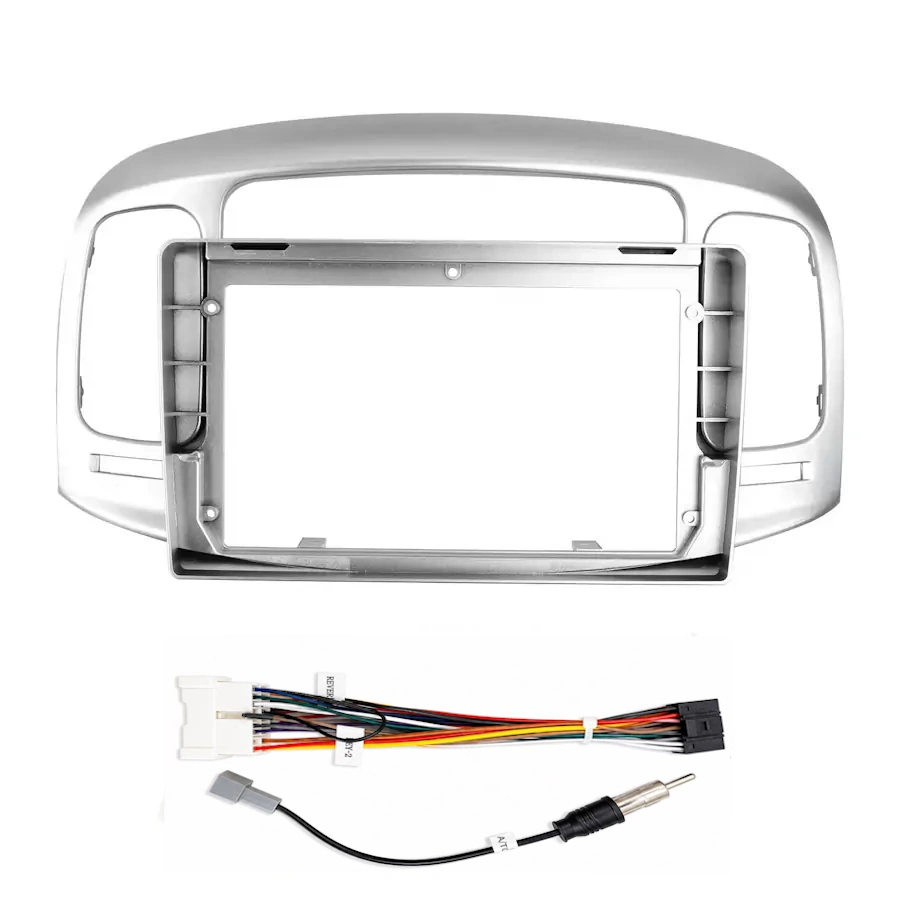 CR249SL DIQ CR249SL (FRAME 9" SILVER for HYUNDAI ACCENT mod. 2005-2012) - Image 1