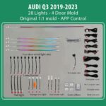 DIQ AMBIENT AUDI Q3 (F3) TRIM (Digital iQ Ambient Light Audi Q3 mod. 2019-2025, 28 Lights)
