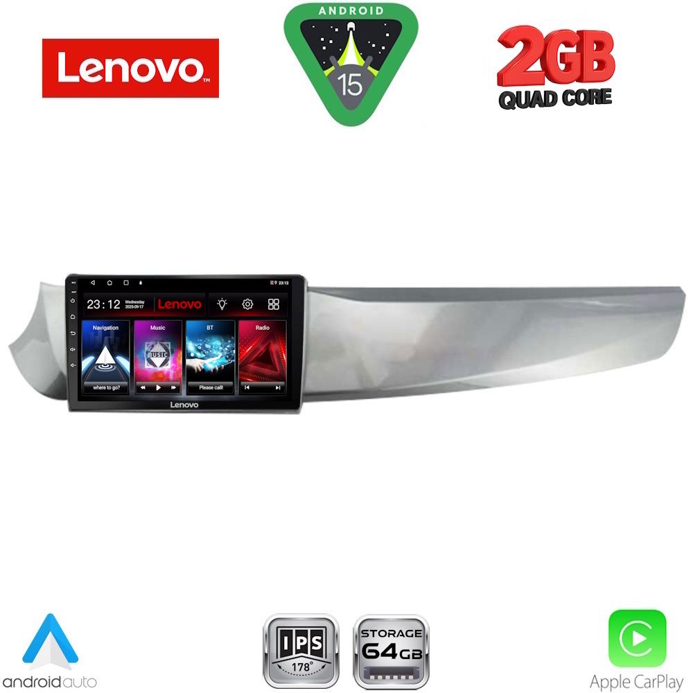 LVD2025_15 LENOVO LVD 2025_CPA (9inc) MULTIMEDIA TABLET for ALFA ROMEO GIULIETTA mod. 2010-2014 - Image 1