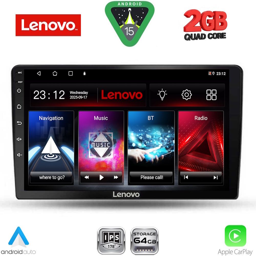 LVD2026_15 LENOVO LVD 2026_CPA (9inc) MULTIMEDIA TABLET for ALFA ROMEO GIULIETTA mod 2014-2020 - Image 1