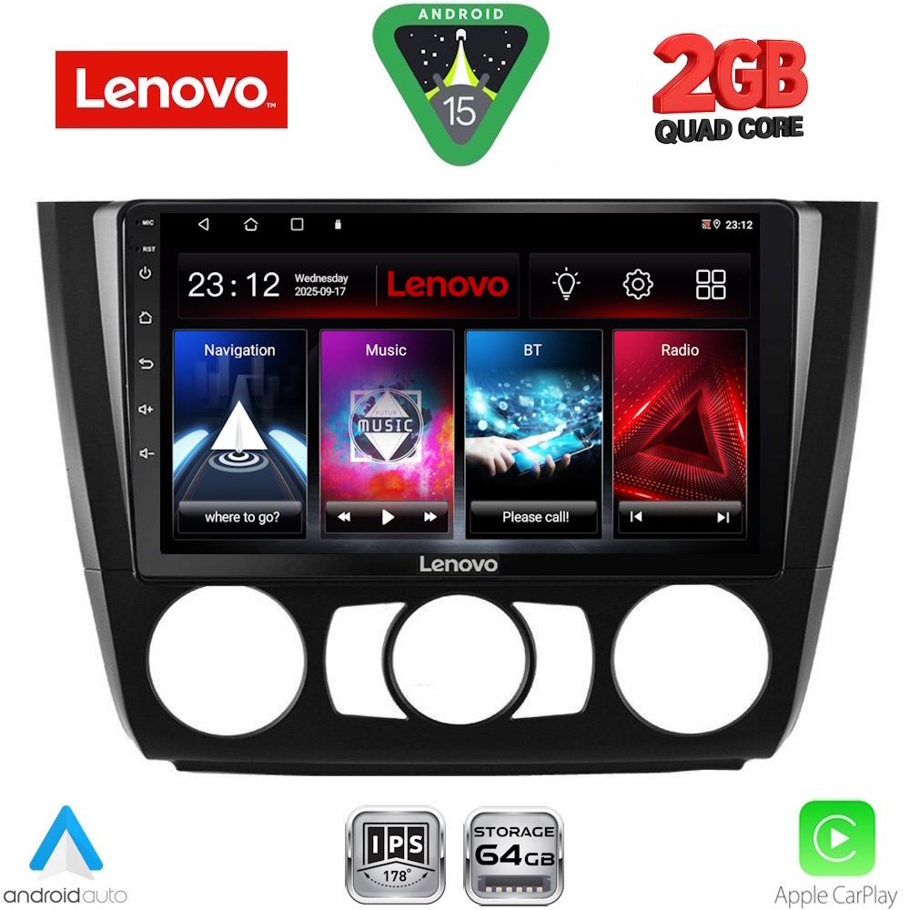 LVD2040_15 LENOVO LVD 2040_CPA A/C (9inc) MULTIMEDIA TABLET for BMW S.1 E81-82-87-88 mod. 2004-2013 - Image 1