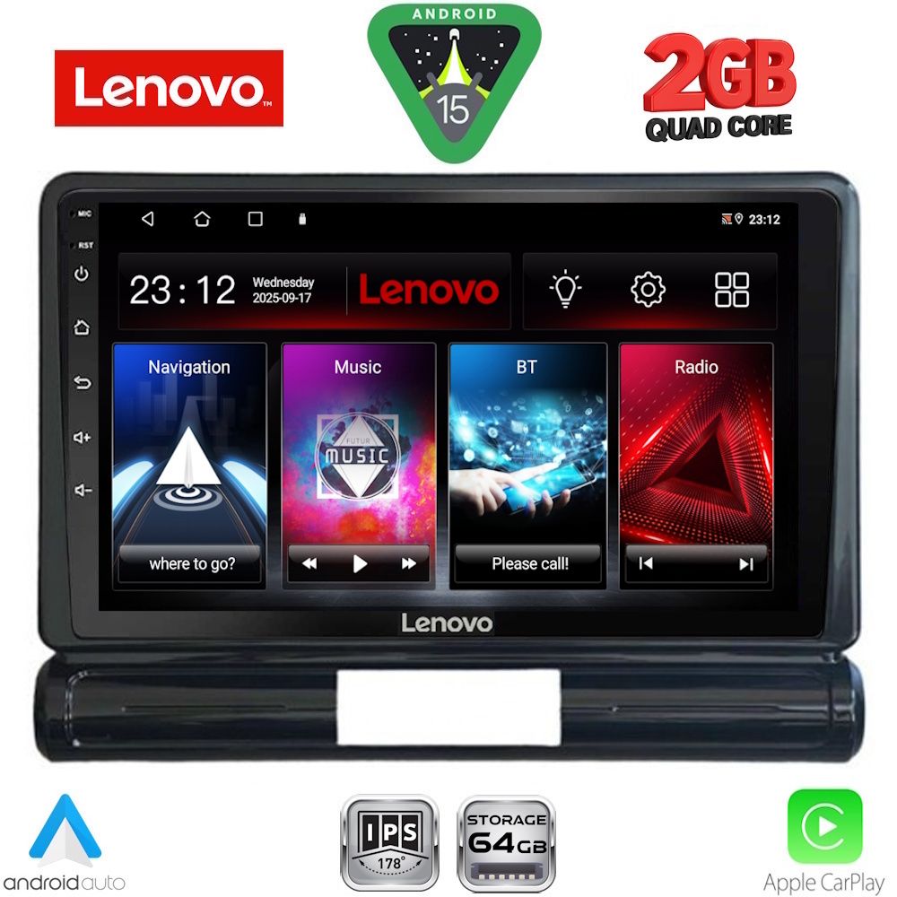 LVD2093L_15 LENOVO LVD 2093L_CPA (9inc) MULTIMEDIA TABLET for CITROEN C3 - DS3 mod. 2016-2024 Low Version - Image 1