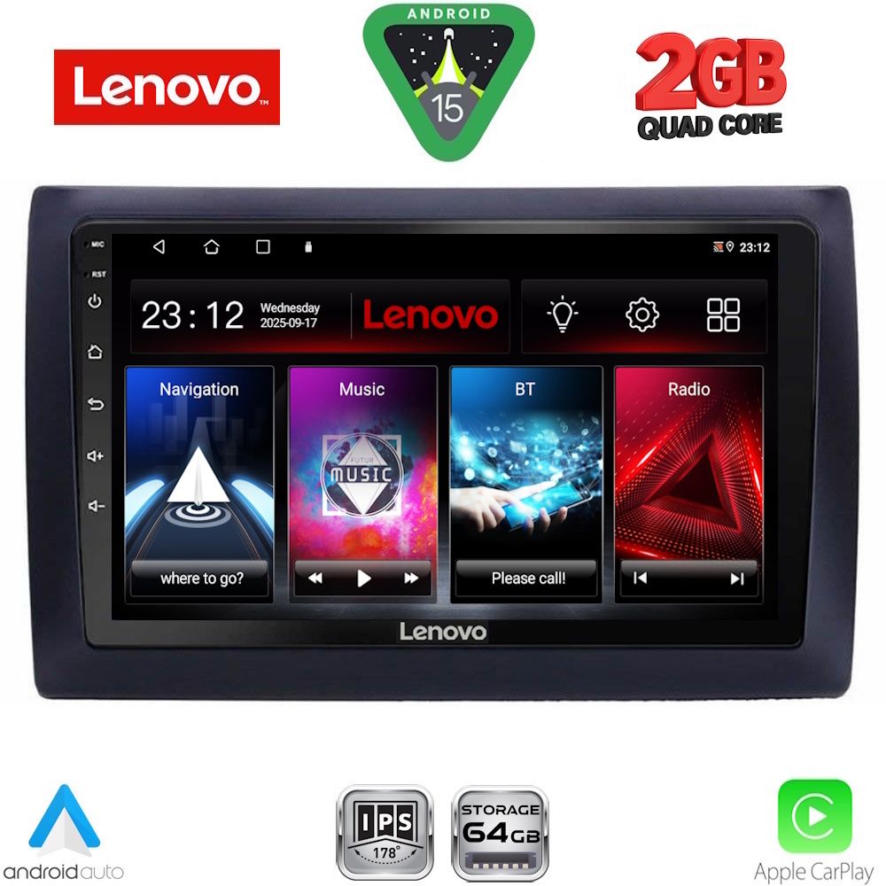 LVD2145_15 LENOVO LVD 2145_CPA (9inc) MULTIMEDIA TABLET for FIAT STILO mod. 2001-2007 - Image 1