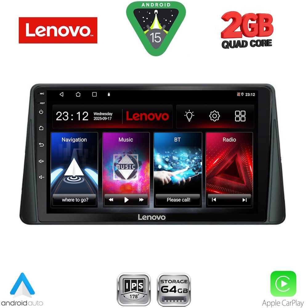 LVD2158_15 LENOVO LVD 2158_CPA (9inc) MULTIMEDIA TABLET for FORD FOCUS mod. 2019-2025 - Image 1