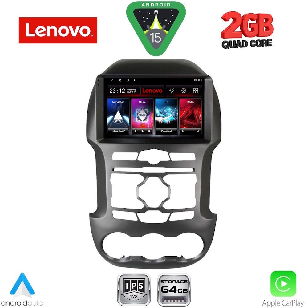 LVD2171S_15 LENOVO LVD 2171S_CPA (9inc) MULTIMEDIA TABLET for FORD RANGER mod. 2011-2015 - Image 1