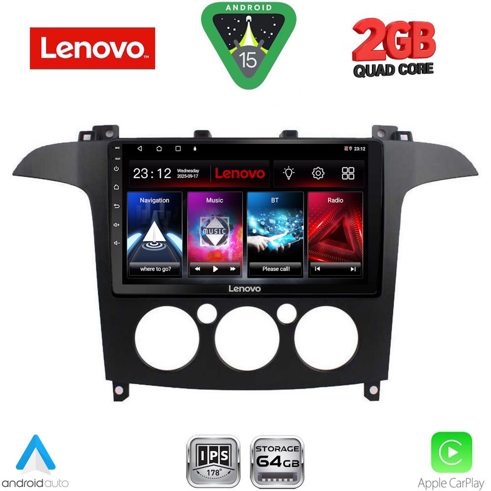 LVD2175AC_15 LENOVO LVD 2175_CPA A/C (9inc) MULTIMEDIA TABLET for FORD SMAX mod. 2006-2014 - Image 1