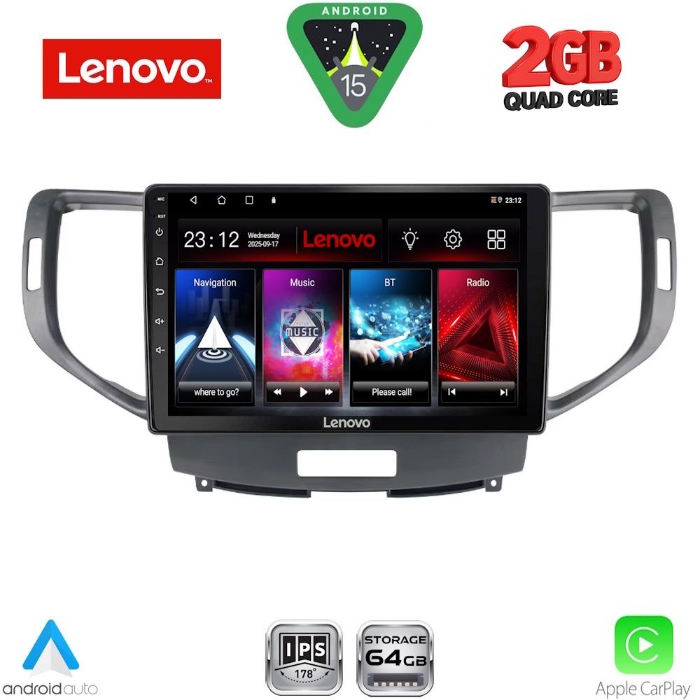 LVD2183_15 LENOVO LVD 2183_CPA (9inc) MULTIMEDIA TABLET for HONDA ACCORD mod. 2008-2013 - Image 1