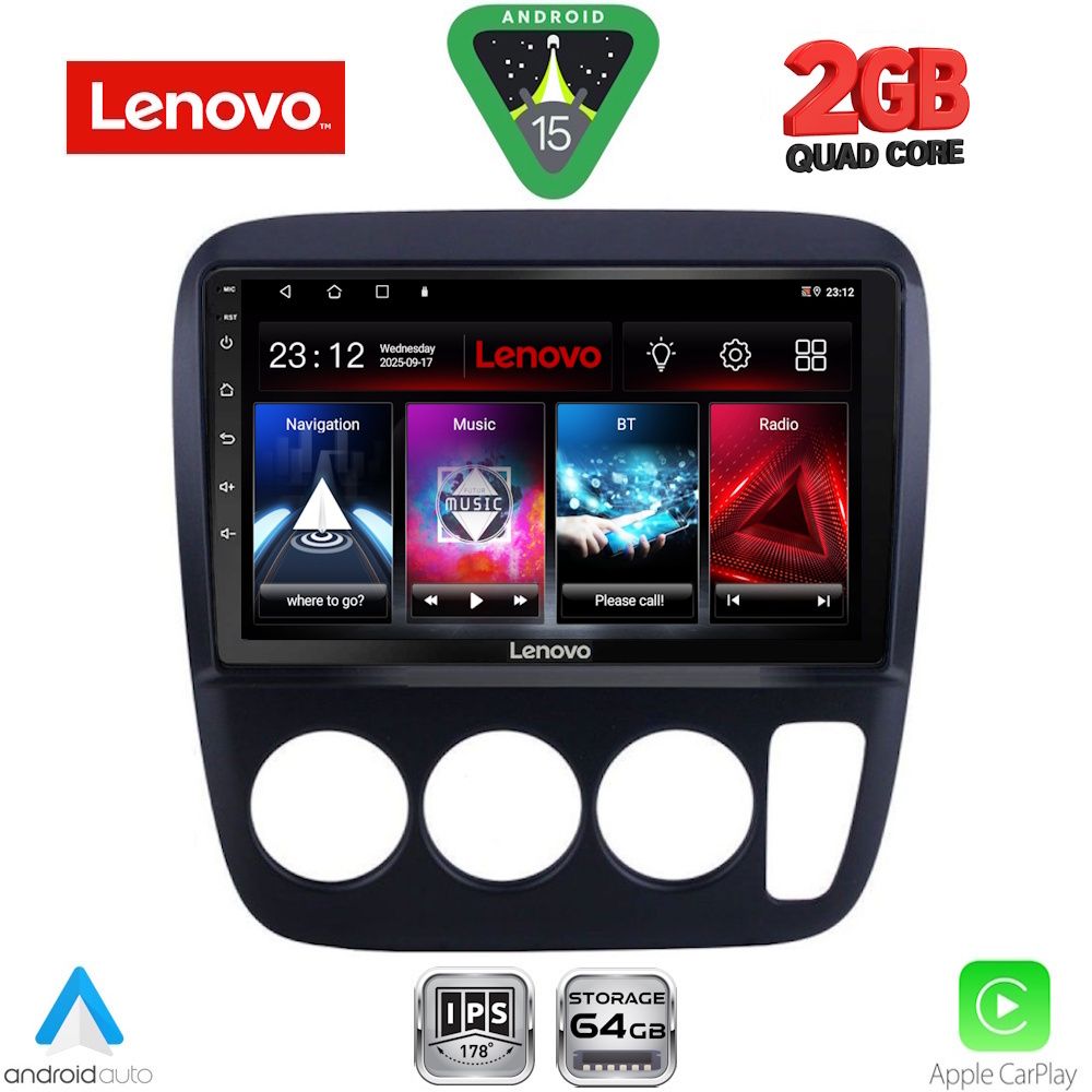 LVD2196_AC_15 LENOVO LVD 2196_CPA A/C (9inc) MULTIMEDIA TABLET for HONDA CRV mod. 1996-2006 - Image 1