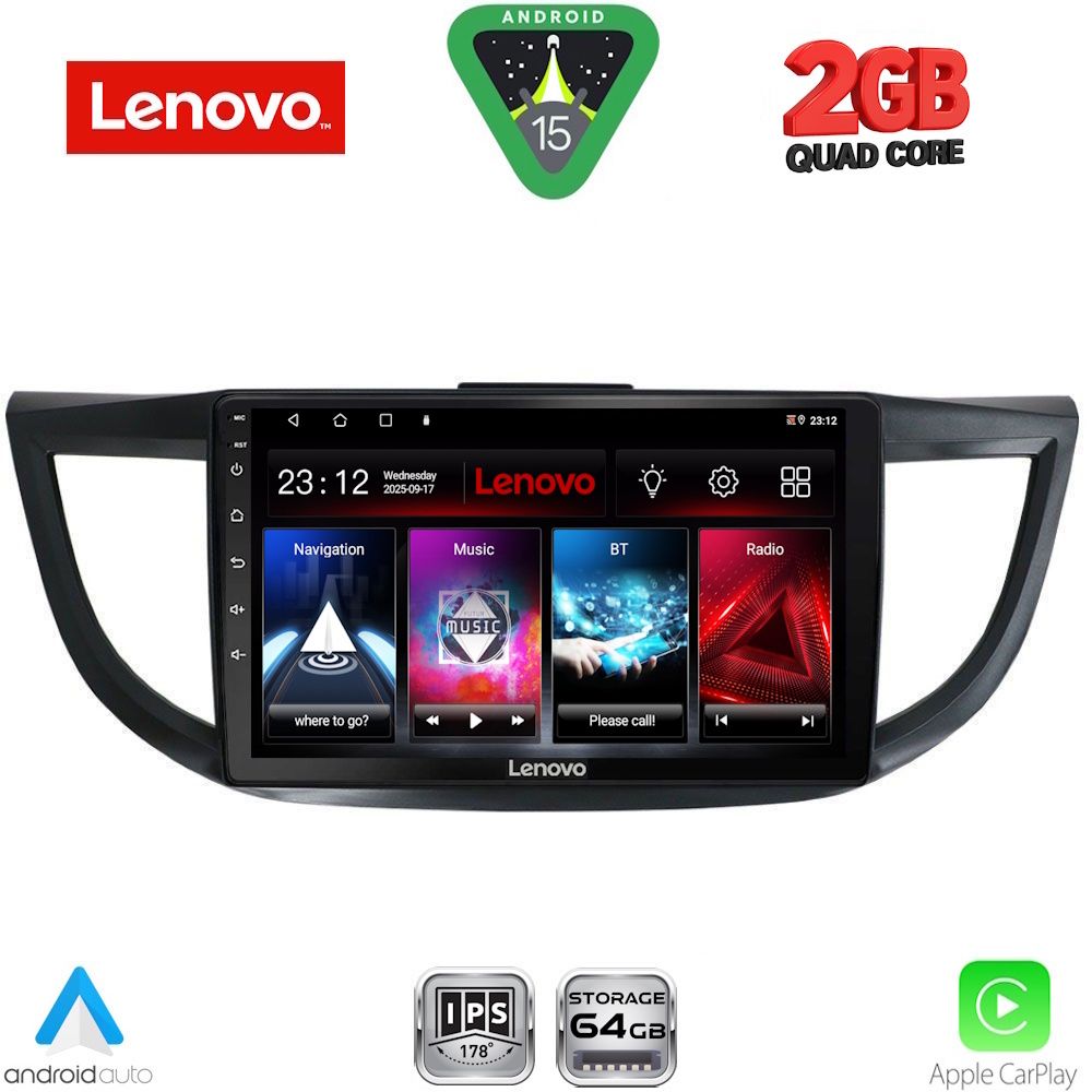 LVD2198_15 LENOVO LVD 2198_CPA (10inc) MULTIMEDIA TABLET for HONDA CRV mod. 2013-2017 - Image 1