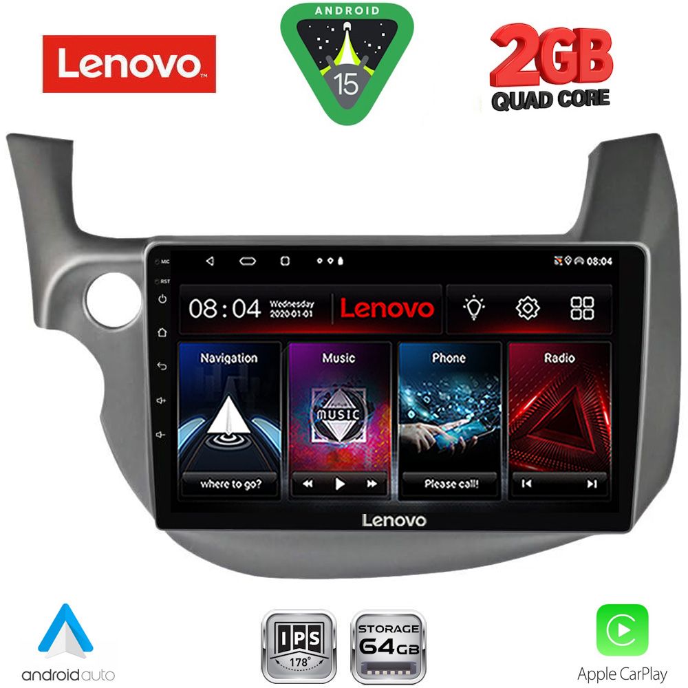 LVD2211_15 LENOVO LVD 2211_CPA (10inc) MULTIMEDIA TABLET for HONDA JAZZ mod. 2008-2012 - Image 1