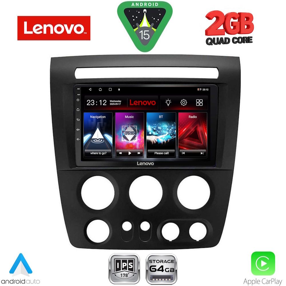 LVD2218_15 LENOVO LVD 2218_CPA (9inc) MULTIMEDIA TABLET for HUMMER H3 mod. 2005-2009 - Image 1