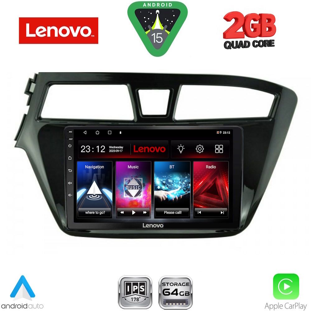 LVD2229_15 LENOVO LVD 2229_CPA (9inc) MULTIMEDIA TABLET for HYUNDAI i20 mod. 2014-2018 - Image 1