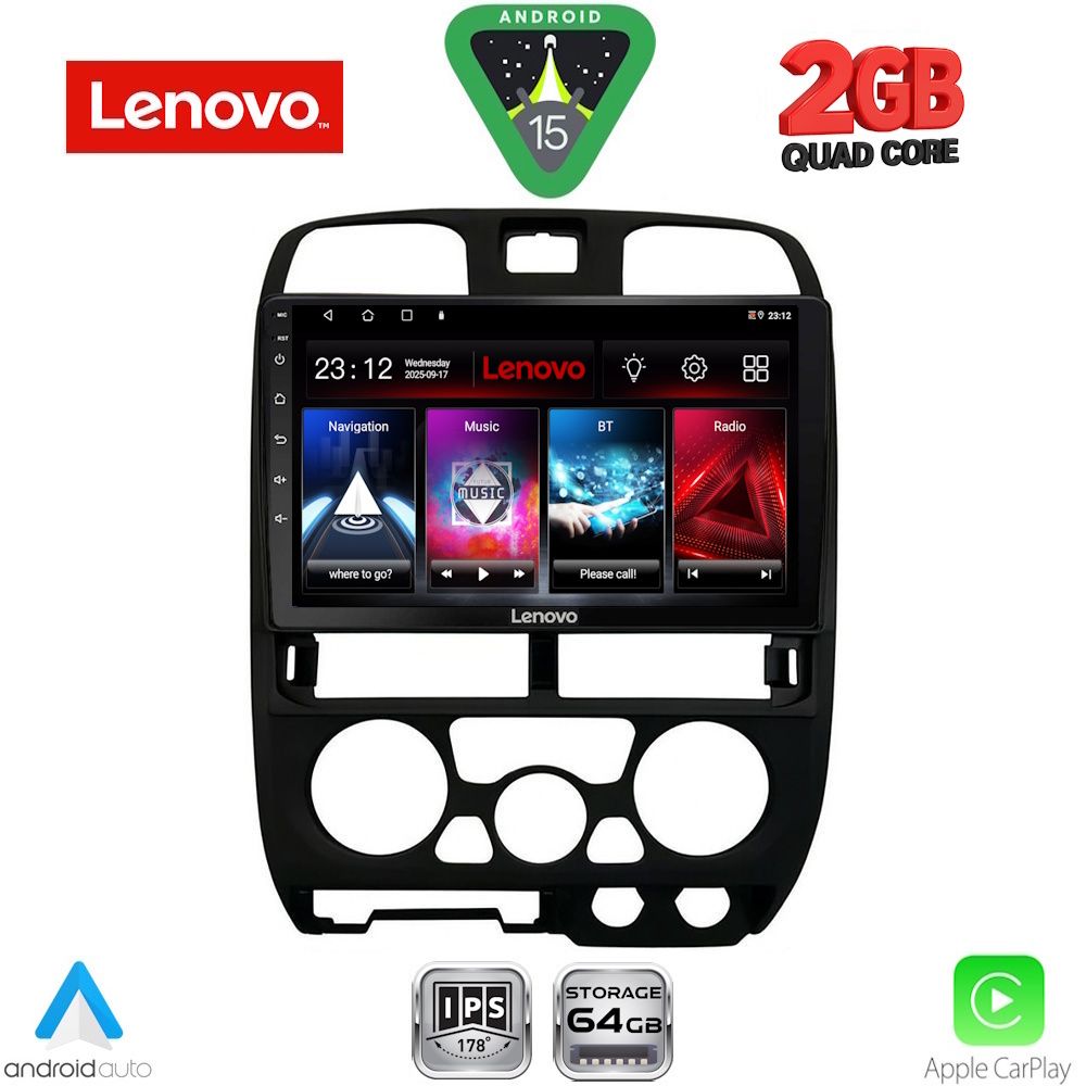 LVD2253BL_15 LENOVO LVD 2253BL_CPA (9inc) MULTIMEDIA TABLET for ISUZU D-MAX mod. 2002-2008 (BLACK) - Image 1
