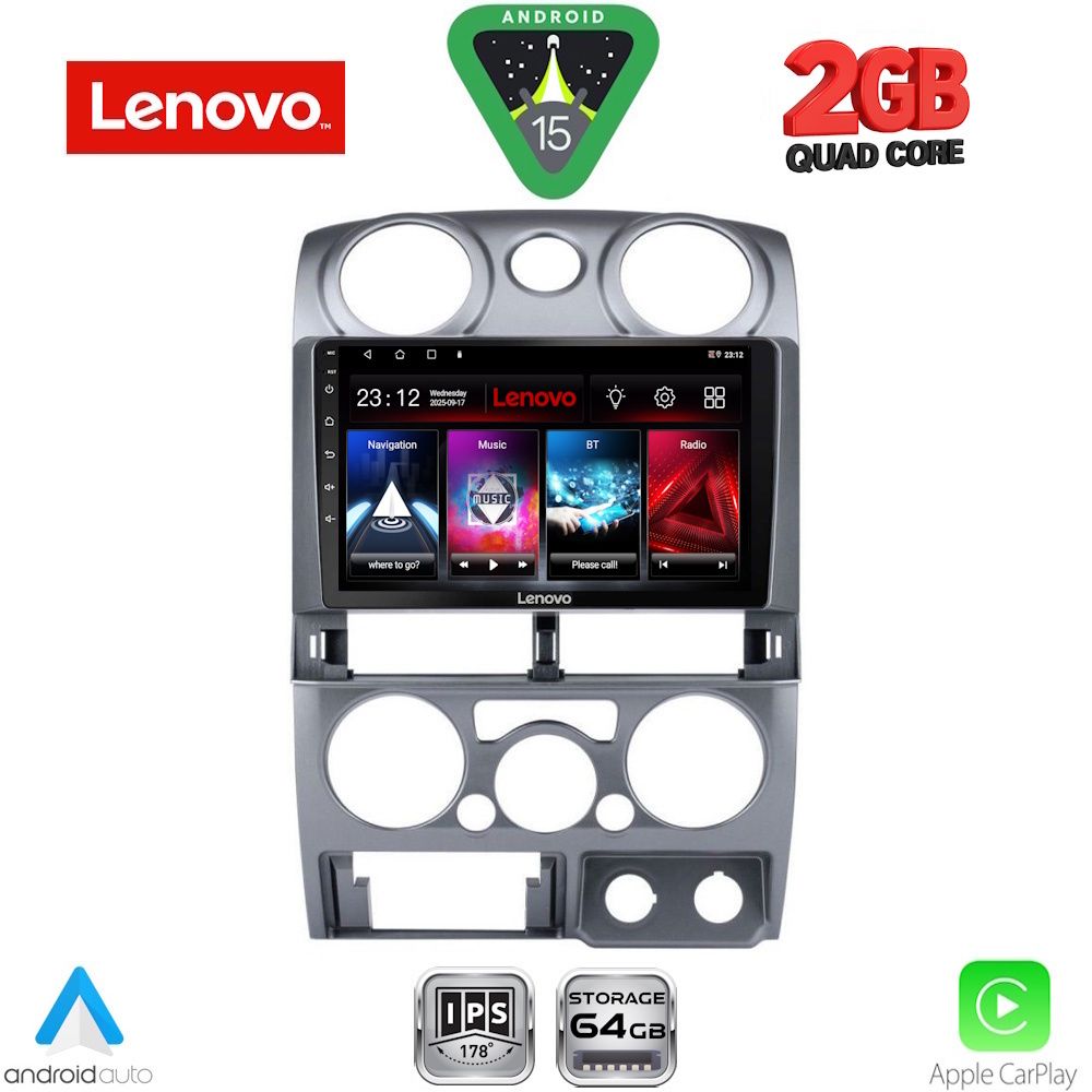 LVD2254SL_15 LENOVO LVD 2254SL_CPA (9inc) MULTIMEDIA TABLET for ISUZU D-MAX mod. 2008-2012 (SILVER) - Image 1