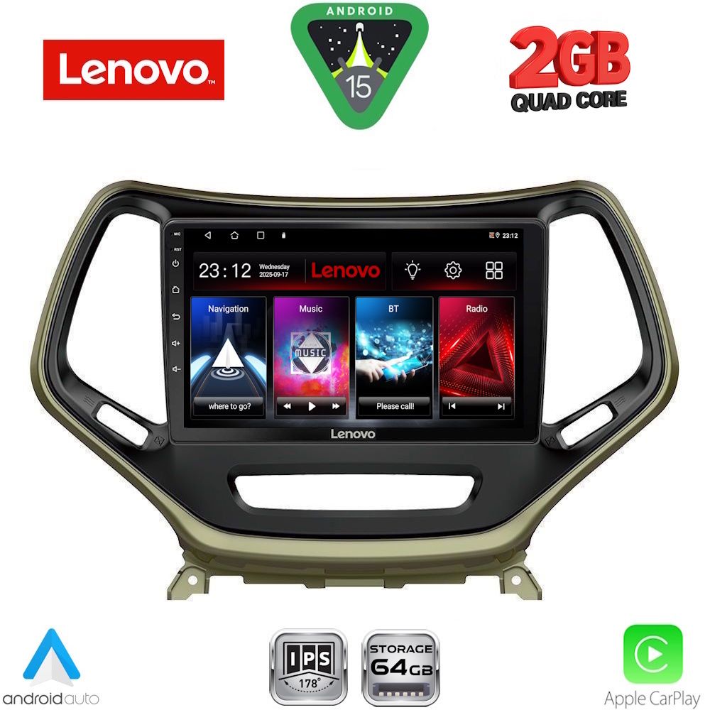 LVD2273_15 LENOVO LVD 2273_CPA (10inc) MULTIMEDIA TABLET for JEEP CHEROKEE mod. 2014-2024 - Image 1