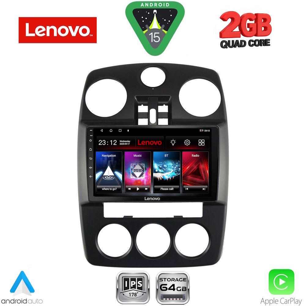 LVD2287_15 LENOVO LVD 2287_CPA (9inc) MULTIMEDIA for CHRYSLER PT CRUISER mod. 2005-2010 - Image 1