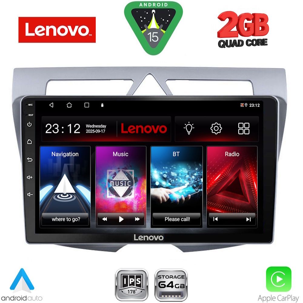 LVD2307_15 LENOVO LVD 2307_CPA (9inc) MULTIMEDIA TABLET for KIA PICANTO mod. 2008-2011 - Image 1