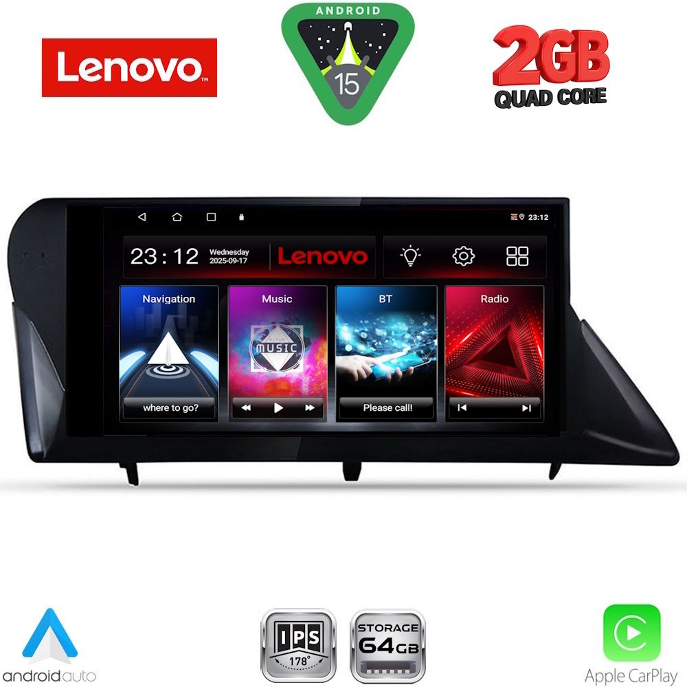 LVD2346_15 LENOVO LVD 2346_CPA (9inc) MULTIMEDIA TABLET for LEXUS RX mod. 2009-2014 - Image 1