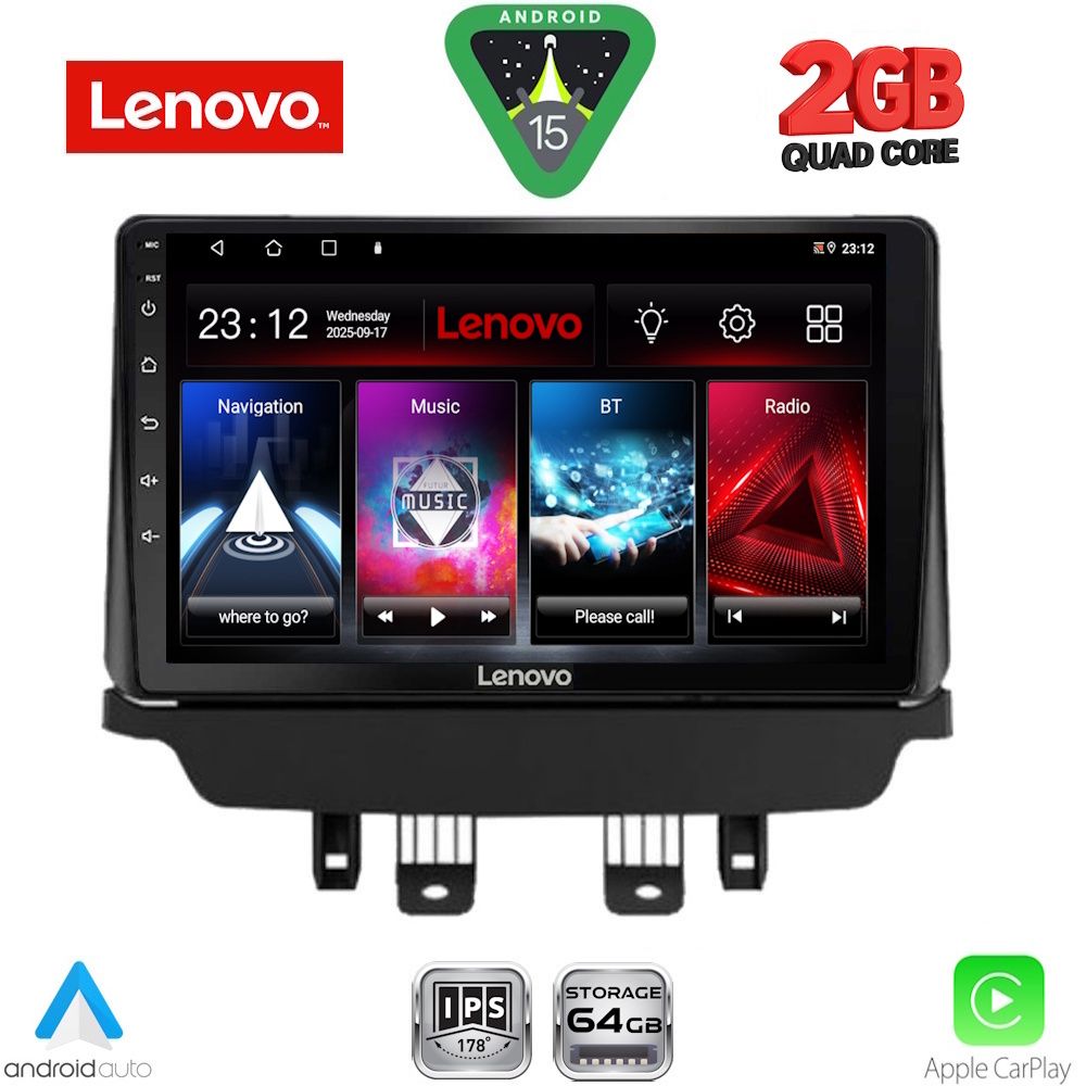 LVD2362_15 LENOVO LVD 2362_CPA (9inc) MULTIMEDIA TABLET for MAZDA 2 mod. 2014-2023 - Image 1