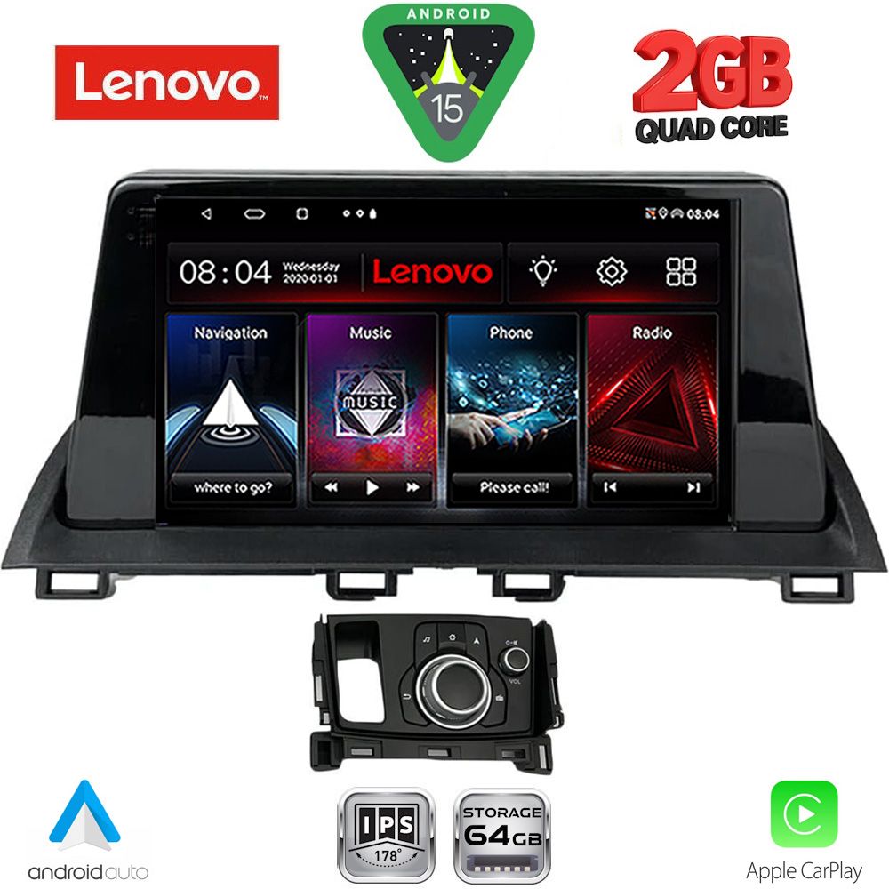 LVD2386_15 LENOVO LVD 2386_CPA (9inc) MULTIMEDIA TABLET for MAZDA CX4 mod. 2016-2025 - Image 1