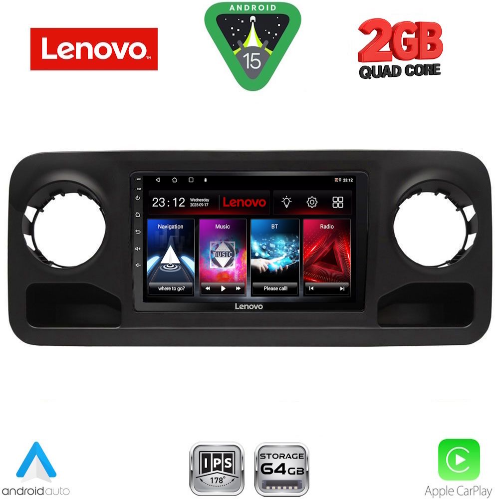LVD2424_15 LENOVO LVD 2424_CPA (10inc) MULTIMEDIA TABLET for MERCEDES SPRINTER mod. 2018-2026 - Image 1