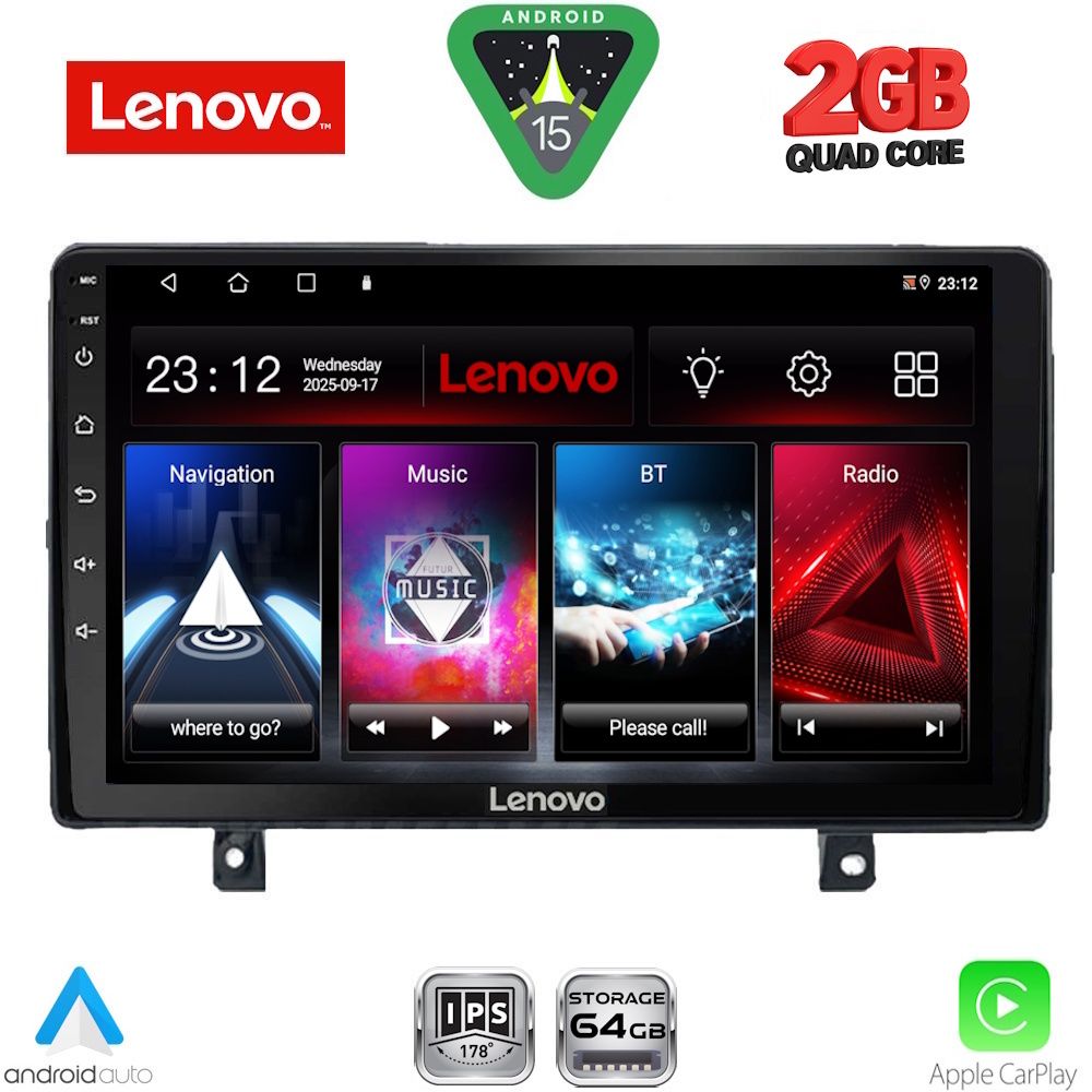 LVD2485_15 LENOVO LVD 2485_CPA (9inc) MULTIMEDIA TABLET for OPEL ASTRA H mod.2004-2010 - Image 1