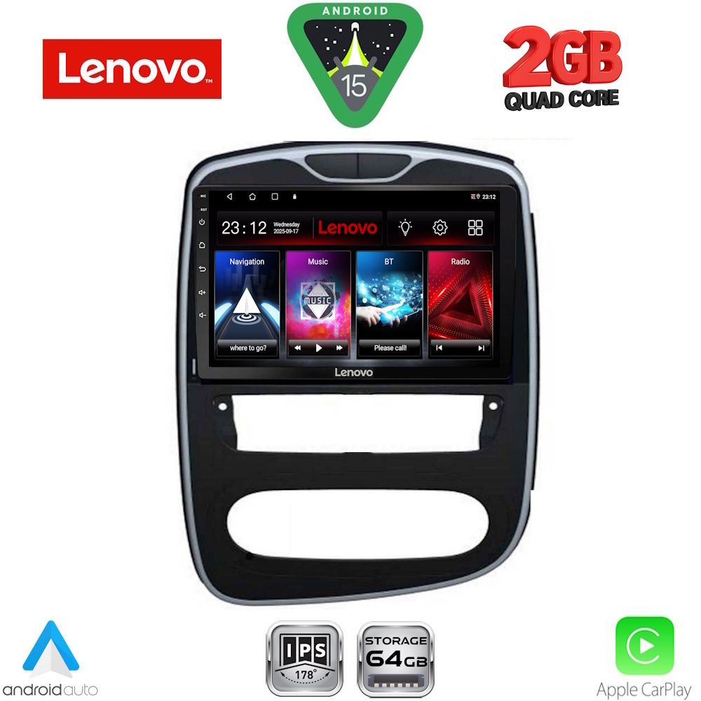 LVD2545_15 LENOVO LVD 2545_CPA (10inc) MULTIMEDIA TABLET for RENAULT CLIO mod. 2016-2019 - Image 1