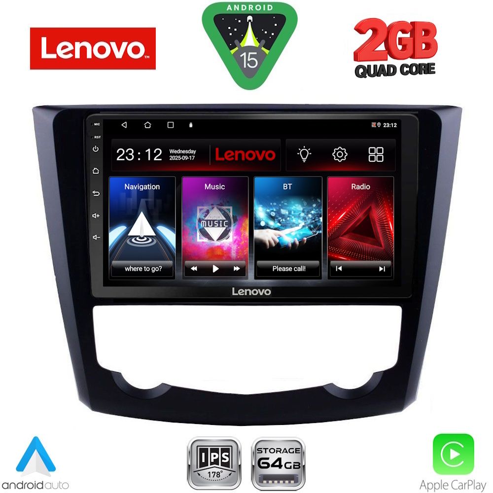 LVD2549_15 LENOVO LVD 2549_CPA (9inc) MULTIMEDIA TABLET for RENAULT KADJAR mod. 2015-2022 - Image 1