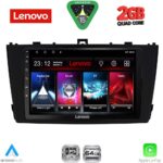 LENOVO LVD 2705BL_CPA (9inc) MULTIMEDIA TABLET for TOYOTA AVENSIS (T27) mod. 2009-2015 (BLACK)