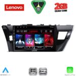 LENOVO LVD 2714SM_CPA (10inc) MULTIMEDIA TABLET for TOYOTA COROLLA mod. 2013-2016