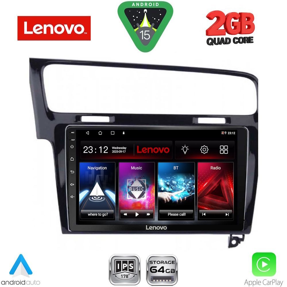 LVD2747_15 LENOVO LVD 2747BL_CPA (10inc) MULTIMEDIA TABLET for VW GOLF 7 mod. 2013-2020 - Image 1